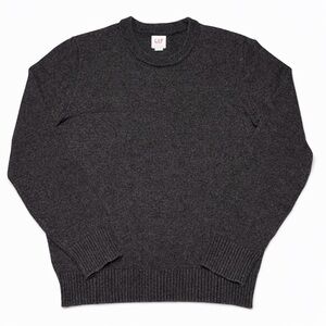 GAP Merino Wool Sweater - Charcoal, Relaxed Unisex Fit (Men’s XS/Women’s S)